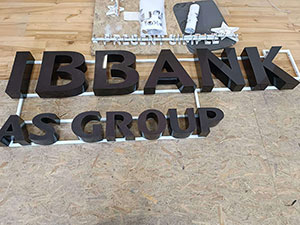 Рекламна вивіска для банку Львів